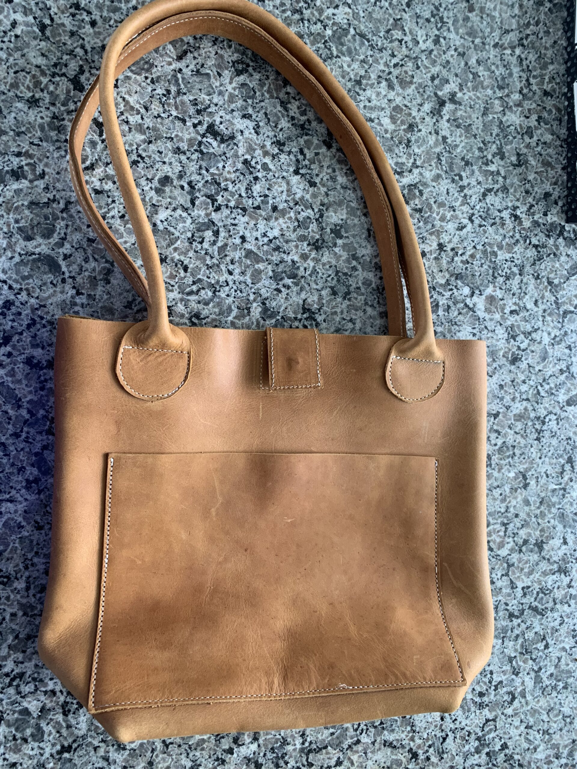 Large Brown Leather Purse